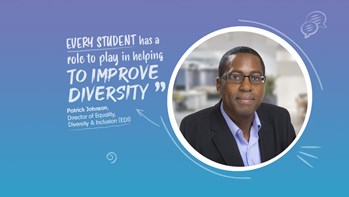 ͼ Director of Equality, Diversity & Inclusion Patrick Johnson
